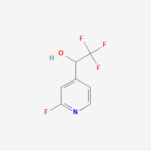 2,2,2-Trifluoro-1-(2-fluoropyridin-4-yl)ethanol