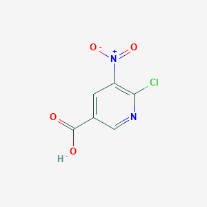 molecular formula C6H3ClN2O4 B1296474 6-氯-5-硝基烟酸 CAS No. 7477-10-3