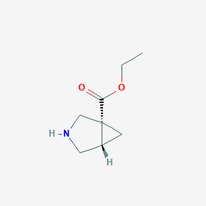 Ethyl (1R,5S)-3-azabicyclo[3.1.0]hexane-1-carboxylate