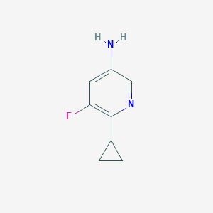 6-Cyclopropyl-5-fluoropyridin-3-amine