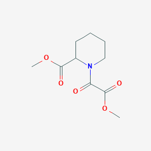 molecular formula C10H15NO5 B12964786 Methyl 1-(2-methoxy-2-oxoacetyl)piperidine-2-carboxylate 