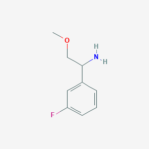 1-(3-Fluorophenyl)-2-methoxyethanamine