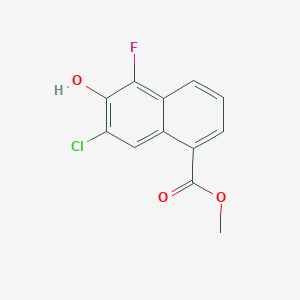 Methyl 7-chloro-5-fluoro-6-hydroxy-1-naphthoate