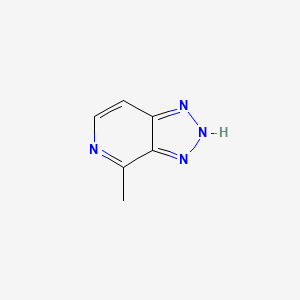 molecular formula C6H6N4 B12964798 4-Methyl-3H-[1,2,3]triazolo[4,5-c]pyridine 