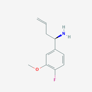 (R)-1-(4-Fluoro-3-methoxyphenyl)but-3-en-1-amine