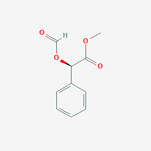 molecular formula C10H10O4 B12964821 (R)-Methyl 2-(formyloxy)-2-phenylacetate 