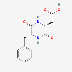 2-((2R,5R)-5-Benzyl-3,6-dioxopiperazin-2-yl)acetic acid