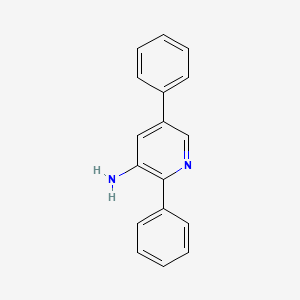 molecular formula C17H14N2 B12964849 2,5-Diphenylpyridin-3-amine 