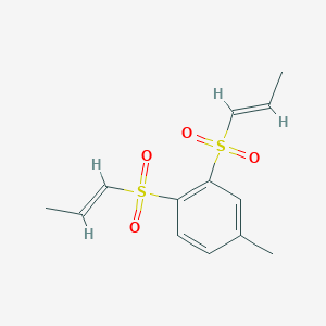 4-Methyl-1,2-bis(prop-1-en-1-ylsulfonyl)benzene