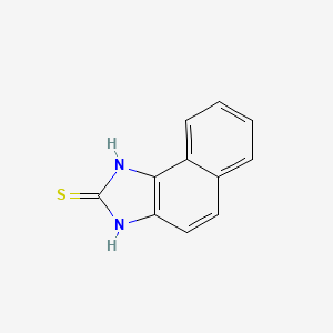 molecular formula C11H8N2S B12964860 3H-Naphtho[1,2-d]imidazole-2-thiol 