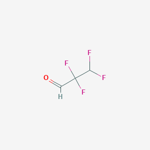 molecular formula C3H2F4O B12964879 2,2,3,3-Tetrafluoropropanal CAS No. 756-04-7