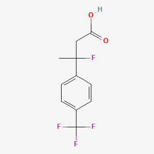 3-Fluoro-3-(4-(trifluoromethyl)phenyl)butanoic acid