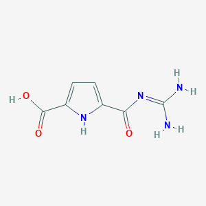 5-(Carbamimidoylcarbamoyl)-1H-pyrrole-2-carboxylic acid