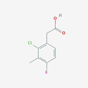 2-(2-Chloro-4-fluoro-3-methylphenyl)acetic acid