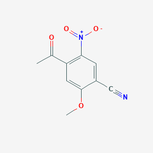 4-Acetyl-2-methoxy-5-nitrobenzonitrile