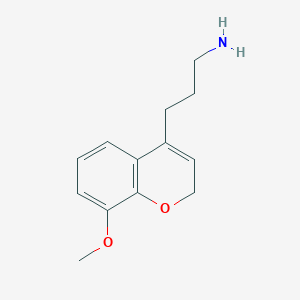 3-(8-methoxy-2H-chromen-4-yl)propan-1-amine