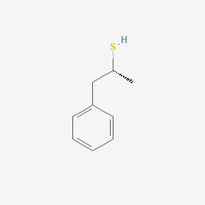 molecular formula C9H12S B12964973 (R)-1-Phenylpropane-2-thiol 