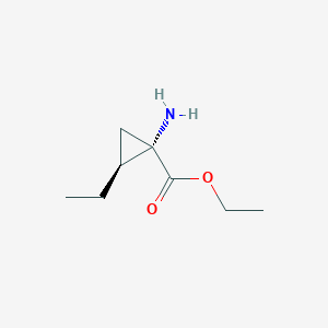 Ethyl (1S,2S)-1-amino-2-ethylcyclopropane-1-carboxylate