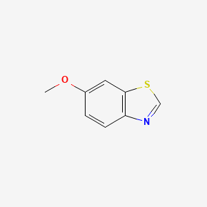 molecular formula C8H7NOS B1296504 6-Methoxybenzothiazole CAS No. 2942-13-4