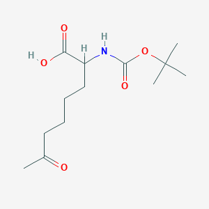 2-((tert-Butoxycarbonyl)amino)-7-oxooctanoic acid