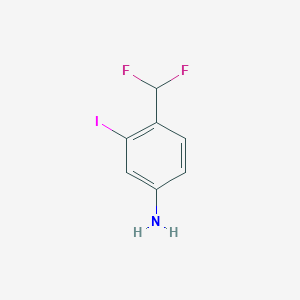 4-(Difluoromethyl)-3-iodoaniline