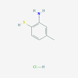 molecular formula C7H10ClNS B12965046 2-Amino-4-methylbenzenethiol hydrochloride 