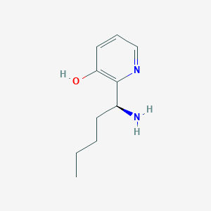 molecular formula C10H16N2O B12965067 (S)-2-(1-Aminopentyl)pyridin-3-ol 