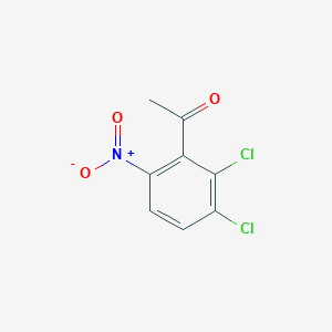 molecular formula C8H5Cl2NO3 B12965080 2',3'-Dichloro-6'-nitroacetophenone 