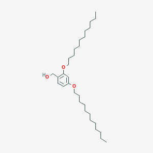 molecular formula C31H56O3 B12965093 (2,4-Bis(dodecyloxy)phenyl)methanol 