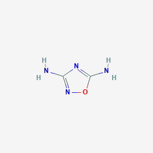 molecular formula C2H4N4O B1296516 1,2,4-噁二唑-3,5-二胺 CAS No. 34139-57-6