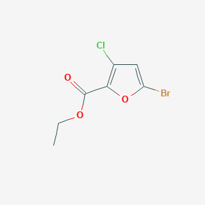 Ethyl 5-bromo-3-chlorofuran-2-carboxylate