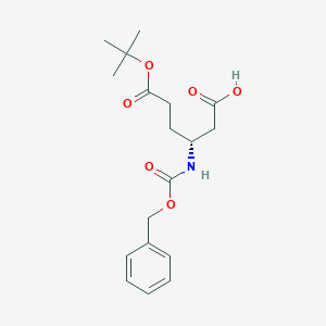 (R)-3-(((Benzyloxy)carbonyl)amino)-6-(tert-butoxy)-6-oxohexanoic acid