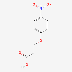 molecular formula C9H9NO5 B1296519 3-(4-硝基苯氧基)丙酸 CAS No. 10572-16-4