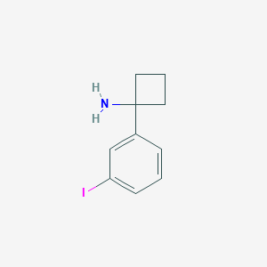 1-(3-Iodophenyl)cyclobutanamine