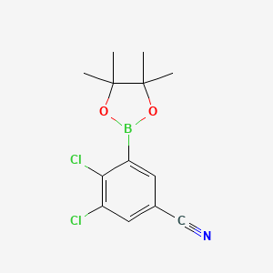 3,4-Dichloro-5-(4,4,5,5-tetramethyl-1,3,2-dioxaborolan-2-yl)benzonitrile