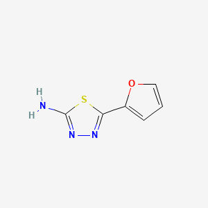 B1296521 5-(Furan-2-yl)-1,3,4-thiadiazol-2-amine CAS No. 4447-45-4