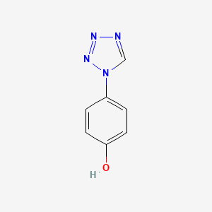 molecular formula C7H6N4O B1296528 4-四唑-1-基苯酚 CAS No. 64001-11-2