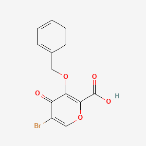 3-(Benzyloxy)-5-bromo-4-oxo-4H-pyran-2-carboxylic acid