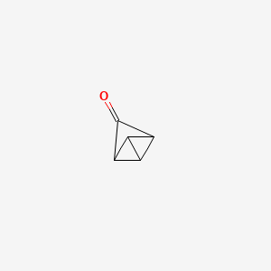 molecular formula C5H4O B12965310 Tricyclo[2.1.0.02,5]pentan-3-one CAS No. 31519-30-9