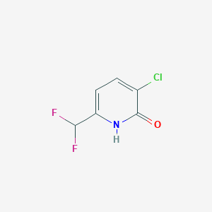 3-Chloro-6-(difluoromethyl)-2-hydroxypyridine