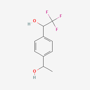 2,2,2-Trifluoro-1-(4-(1-hydroxyethyl)phenyl)ethanol