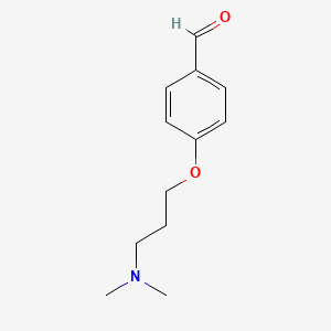 B1296539 4-[3-(Dimethylamino)propoxy]benzaldehyde CAS No. 26934-35-0