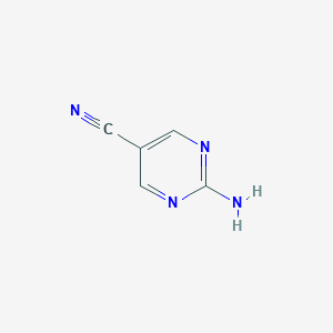 molecular formula C5H4N4 B129654 2-氨基嘧啶-5-碳腈 CAS No. 1753-48-6