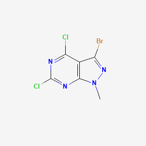 3-Bromo-4,6-dichloro-1-methyl-1H-pyrazolo[3,4-d]pyrimidine