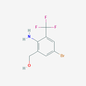 (2-Amino-5-bromo-3-(trifluoromethyl)phenyl)methanol