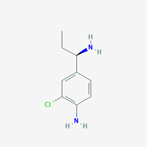 (R)-4-(1-Aminopropyl)-2-chloroaniline