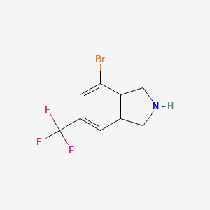 4-Bromo-6-(trifluoromethyl)isoindoline