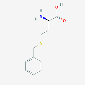 molecular formula C11H15NO2S B12965468 (R)-2-Amino-4-(benzylthio)butanoic acid 