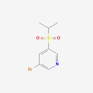 3-Bromo-5-(isopropylsulfonyl)pyridine