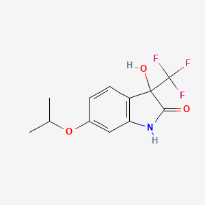 3-Hydroxy-6-isopropoxy-3-(trifluoromethyl)indolin-2-one